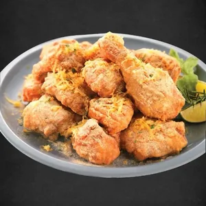 Cheese-dusted chicken