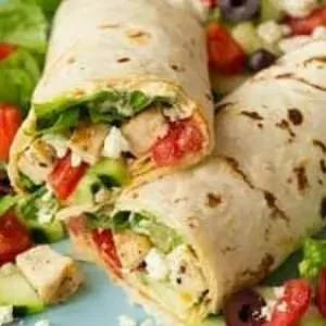 Ground beef burrito