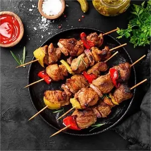 Chicken thigh shashlik