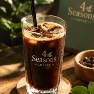 Iced black coffee