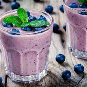 Blueberry smoothie