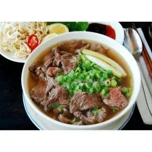 Rare beef pho