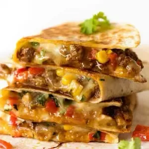 Carne asada quesadilla