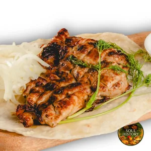 Chicken thigh shashlik