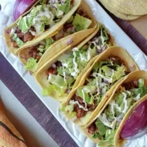 Vegetarian taco