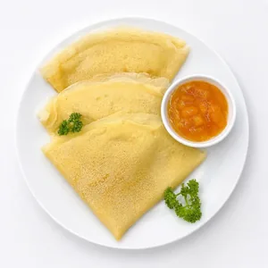 Blini with jam