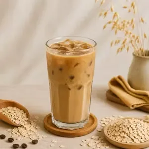 Oat milk coffee