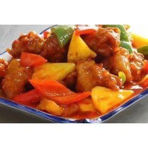 Fried pork belly with fish sauce