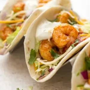 Shrimp tacos