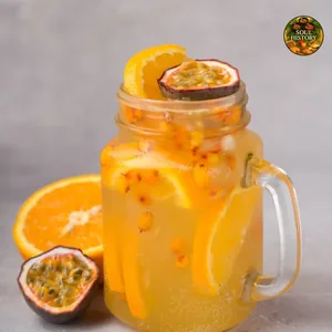Orange passion fruit juice