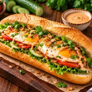 Egg banh mi