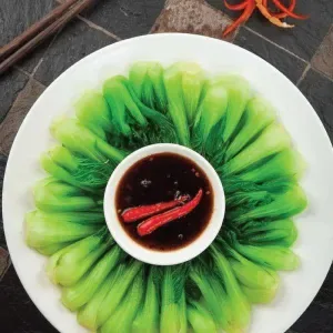 Boiled bok choy