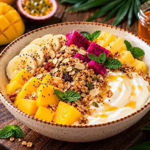 Tropical yogurt bowl