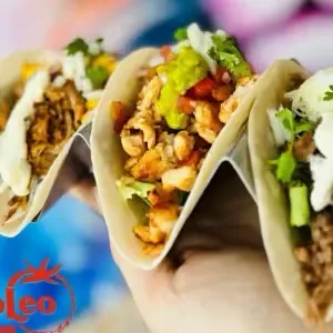 Grilled chicken taco