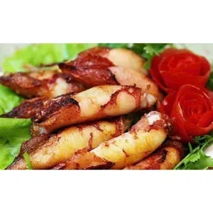 Grilled squid with honey