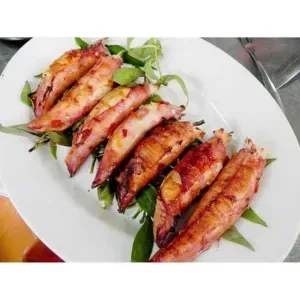 Sate grilled squid