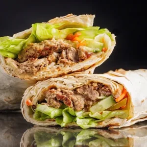 Middle Eastern beef shawarma