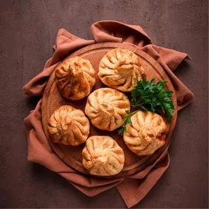 Baked beef manty