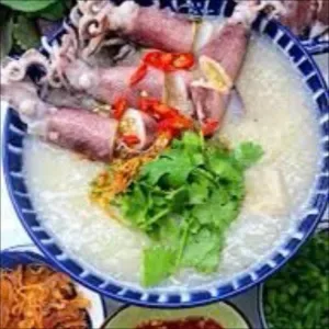 Squid congee
