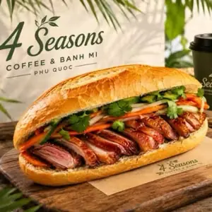Smoked goose breast banh mi