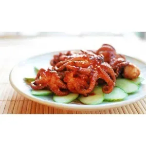 Fried octopus with fish sauce