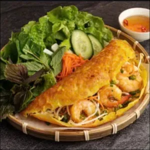 Seafood banh xeo
