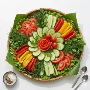 Fresh vegetable platter