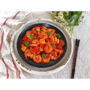 Sweet and sour shrimp fried rice