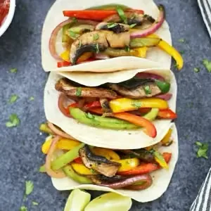 Fajitas pan with steak