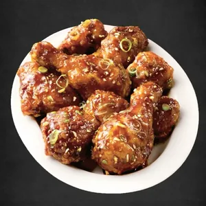 Galbi-glazed chicken
