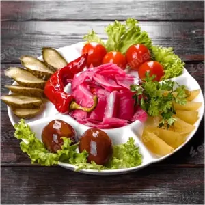 Homemade pickled assortment