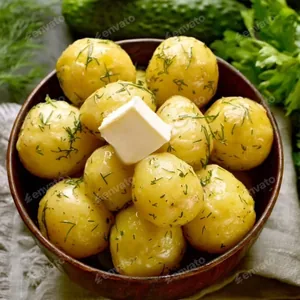 Boiled potatoes