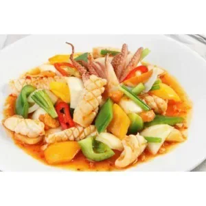 Sweet and sour squid fried rice