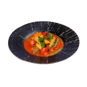 Duck with red curry