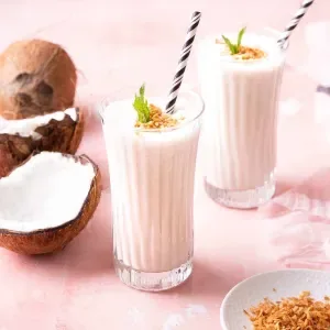Coconut smoothie, Aigue Marine French Bistro