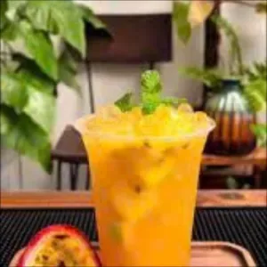 Mango passion fruit tea