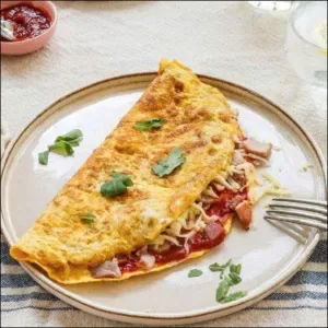 Bacon omelet