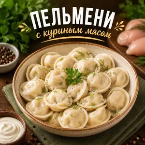 Chicken pelmeni