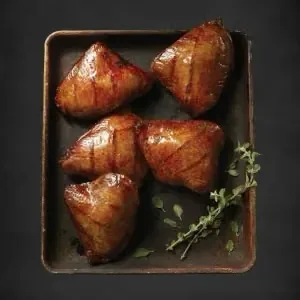 Smoked chicken thigh