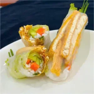 Vegetarian fresh spring rolls