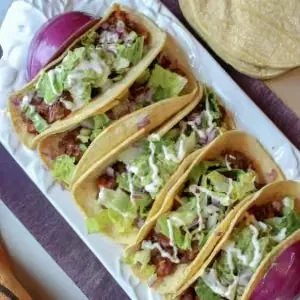 Vegetarian tacos