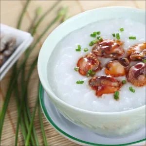 Blood cockle congee