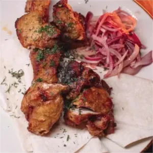 Chicken thigh shashlik