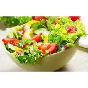 Raw vegetable salad