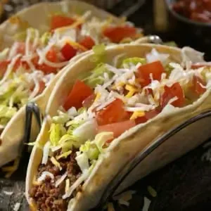 Ground beef tacos