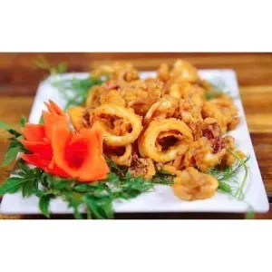 Crispy fried squid