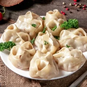 Classic steamed manti