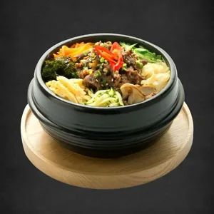 Beef stone-pot bibimbap