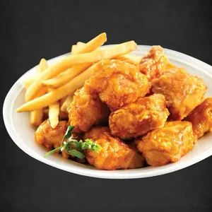 Boneless honey garlic chicken